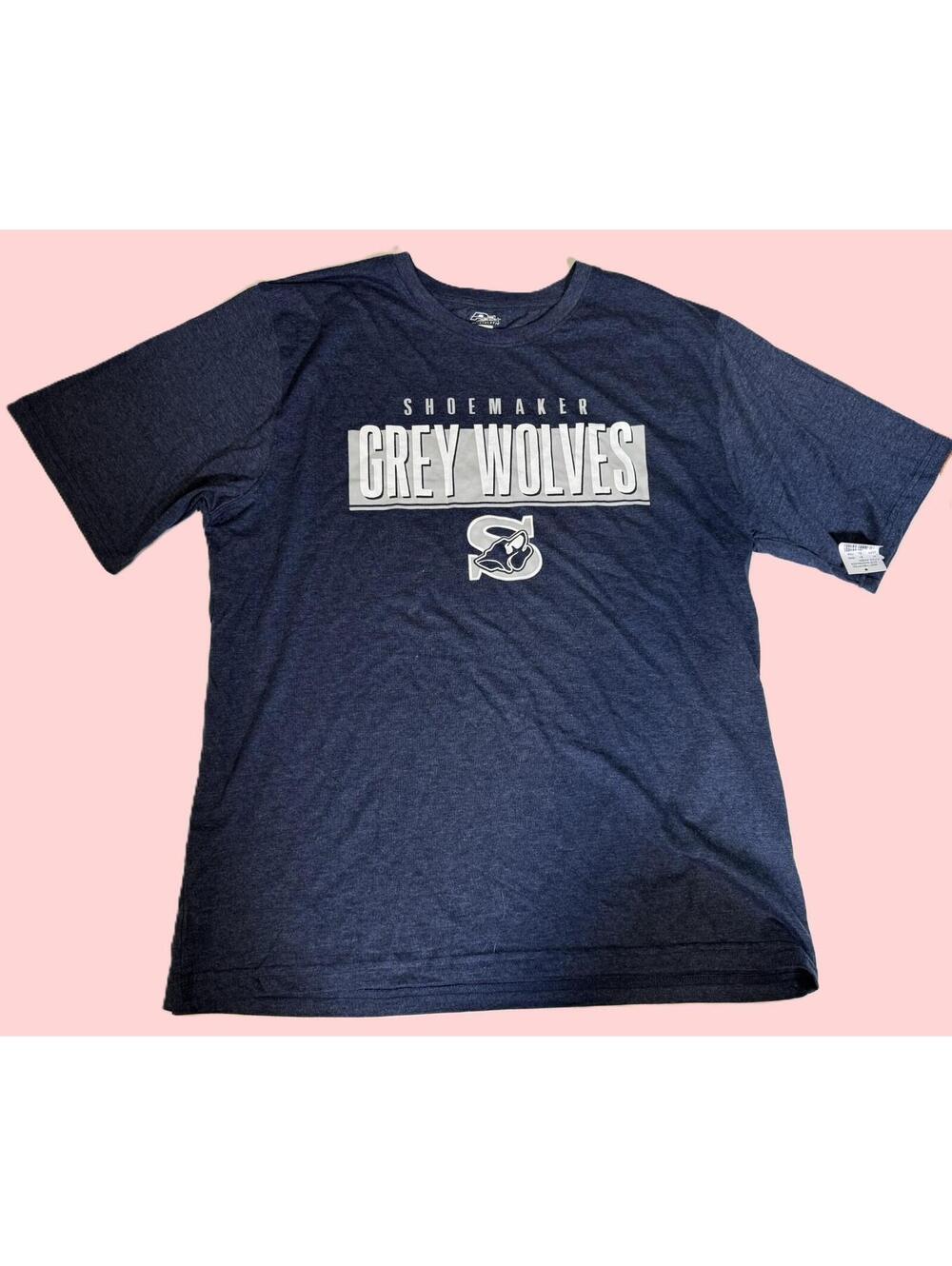 Shoemaker High School Grey Wolves Killeen TX Tee T Shirt Short Sleeve Mens L NWT